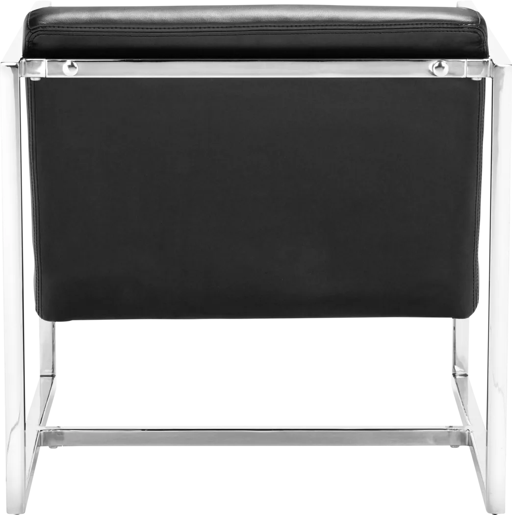 Adiron Black Accent Chair - Thumbnail - Image 4