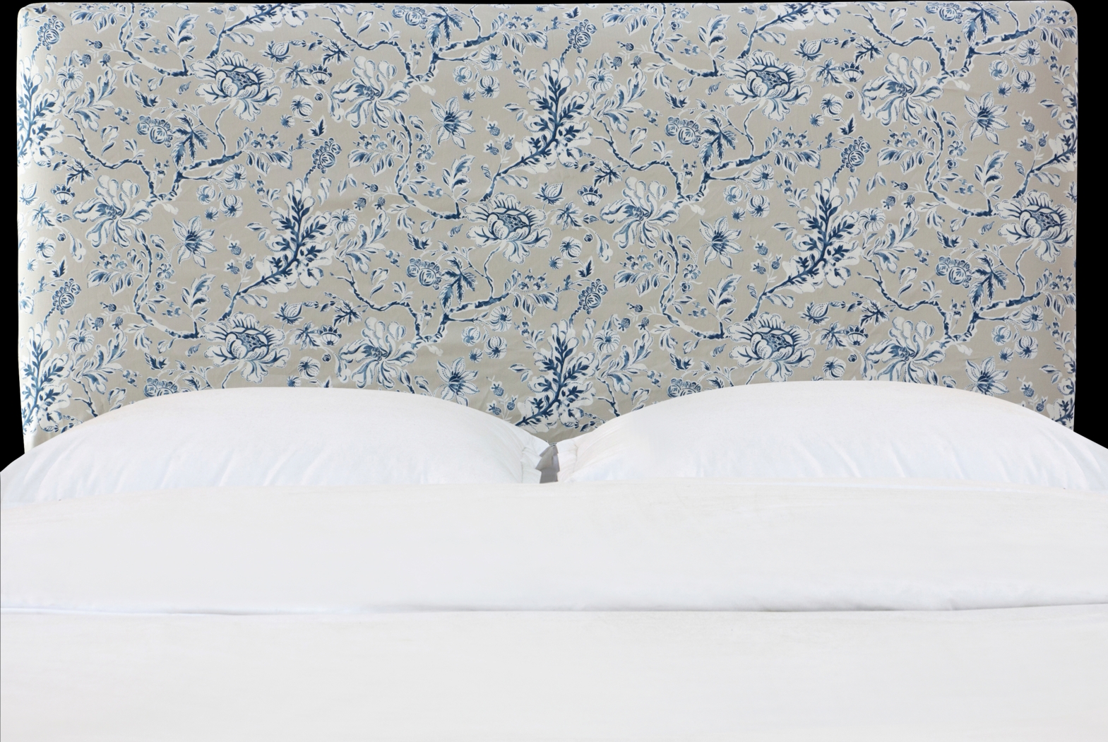 Aditya Gray King Upholstered Headboard - Thumbnail - Image 2