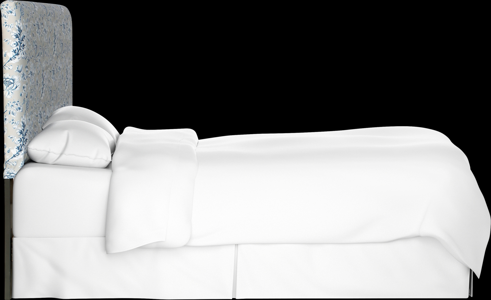 Aditya Gray Twin Upholstered Headboard - Thumbnail - Image 3