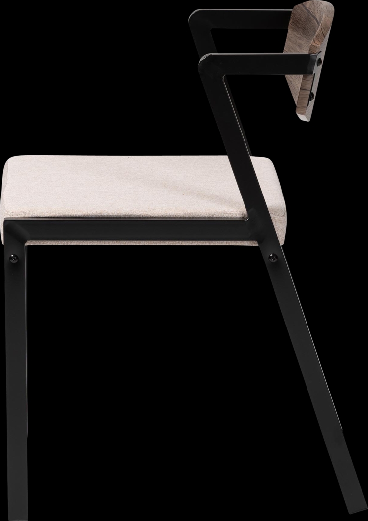 Adiutori Beige Dining Chair, Set of 4 - Thumbnail - Image 6