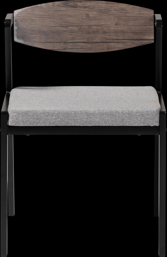 Adiutori Gray Dining Chair, Set of 4 - Thumbnail - Image 5