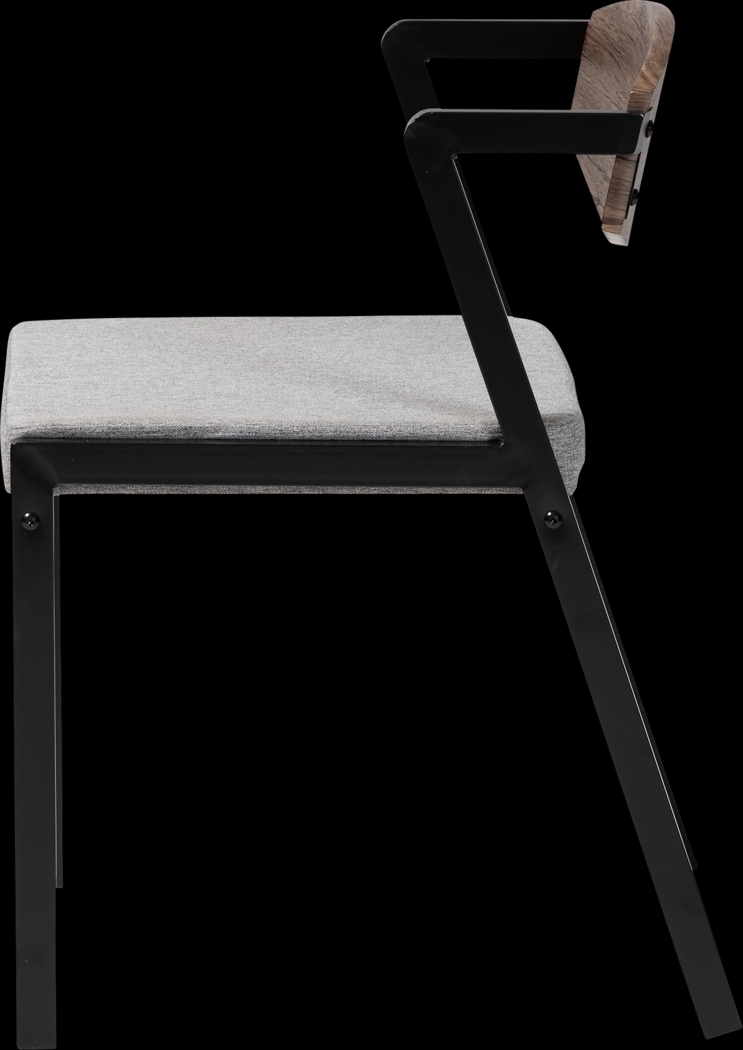 Adiutori Gray Dining Chair, Set of 4 - Thumbnail - Image 6