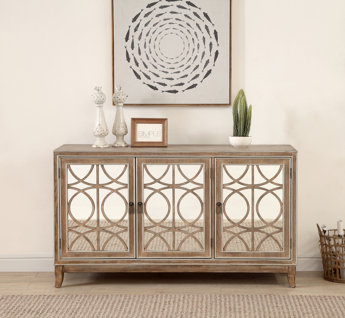 Adkisson Brown Three Door Credenza - Thumbnail - Image 4