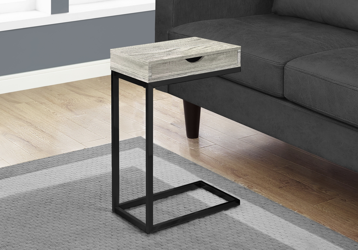 Adlai Gray Accent Table - Thumbnail - Image 2