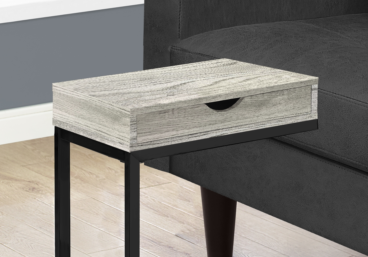 Adlai Gray Accent Table - Thumbnail - Image 3