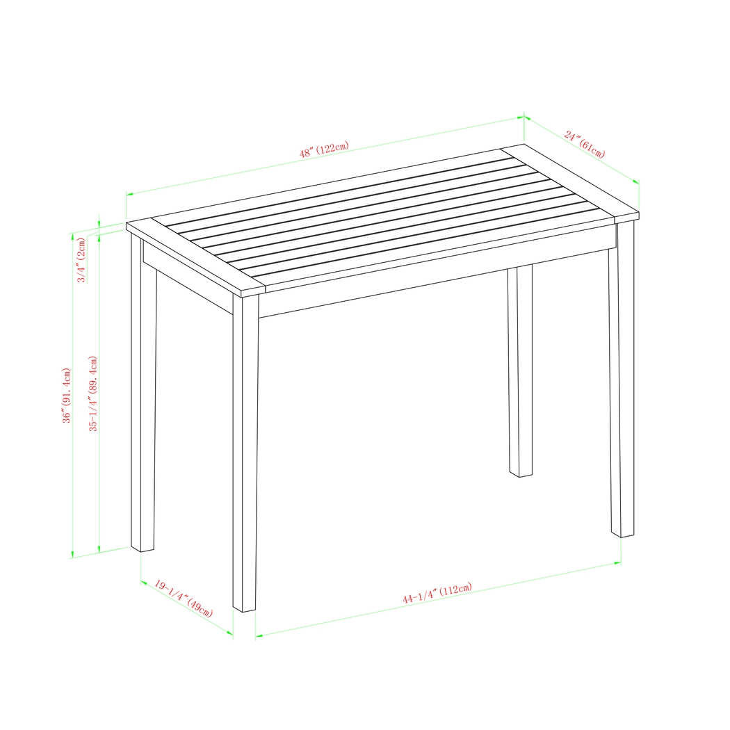 Adlebert Brown Counter Height Dining Table - Thumbnail - Image 5