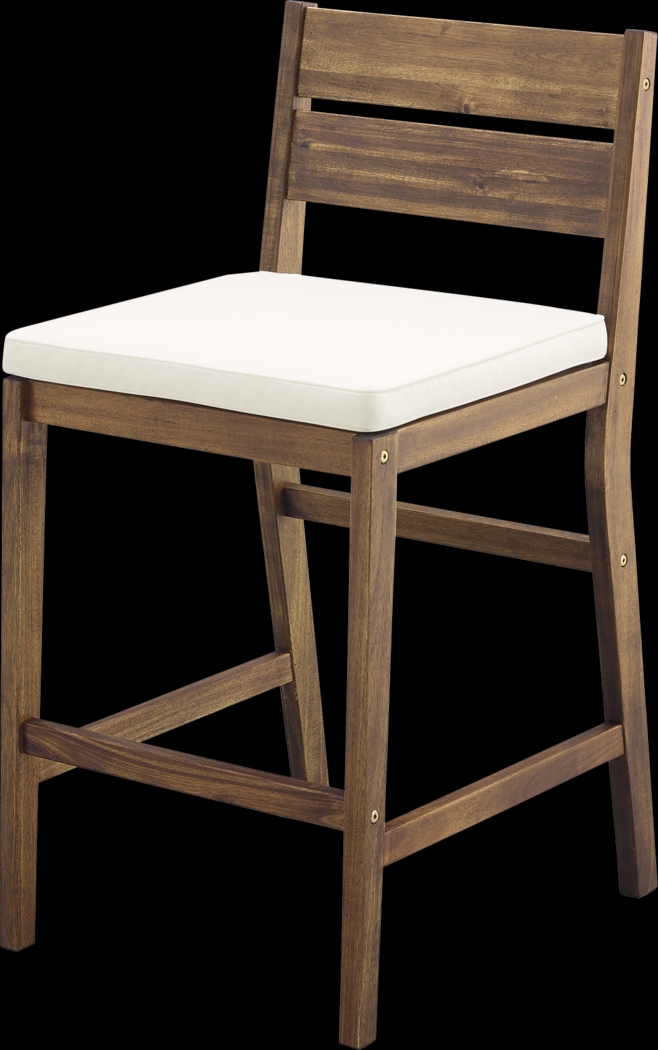 Adlebert Dark Brown Counter Height Stool, Set of 2 - Thumbnail - Image 2