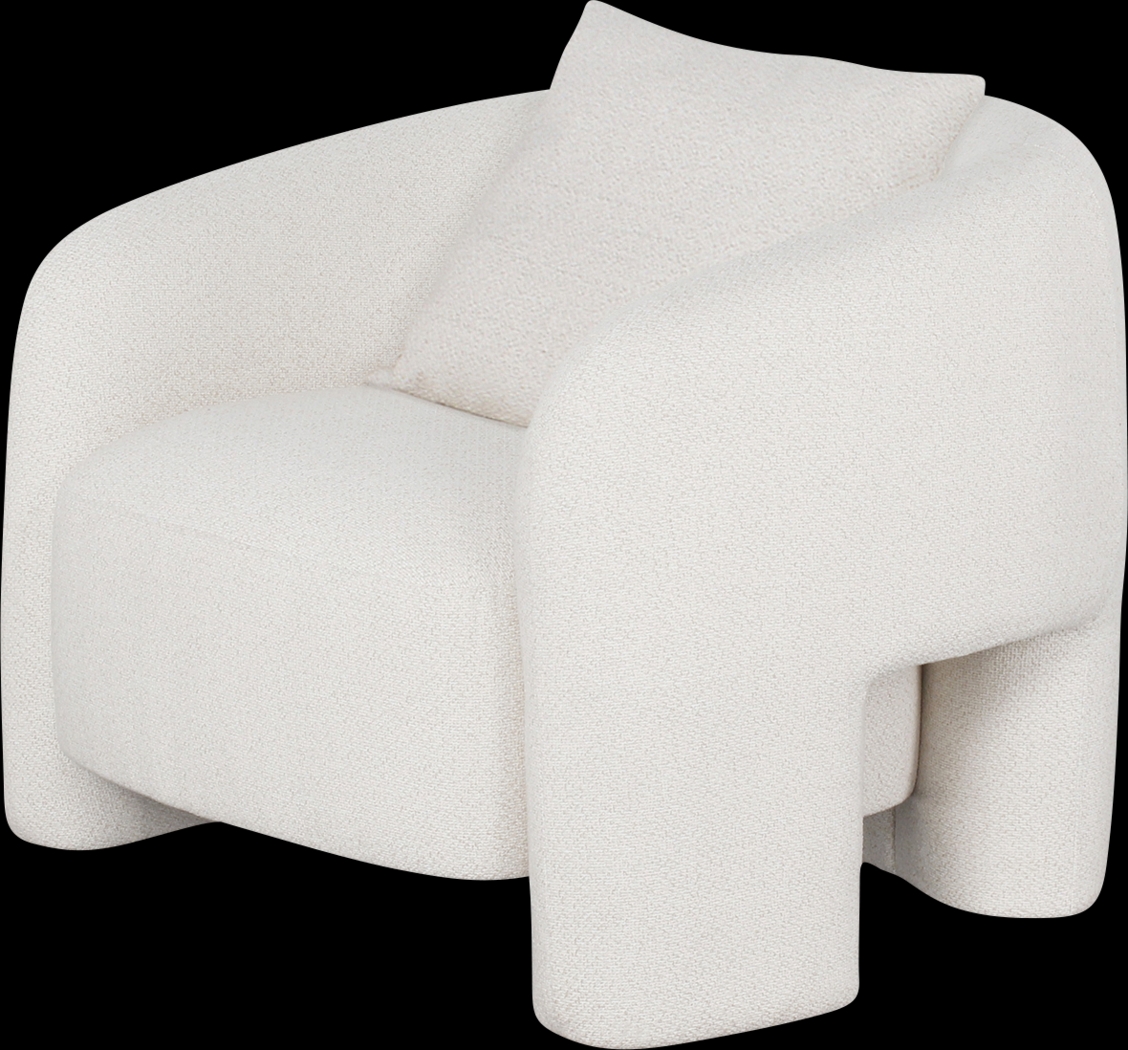 Adlerspoint Beige Accent Chair - Thumbnail - Image 1