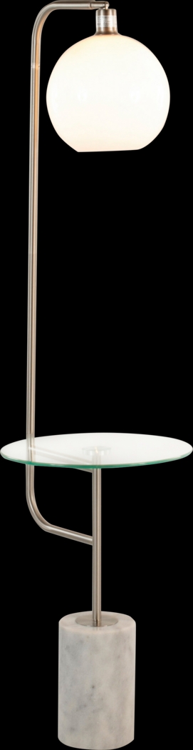Adleta Nickel Floor Lamp - Thumbnail - Image 2