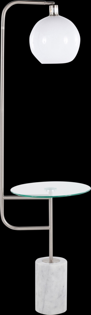 Adleta Nickel Floor Lamp - Thumbnail - Image 3