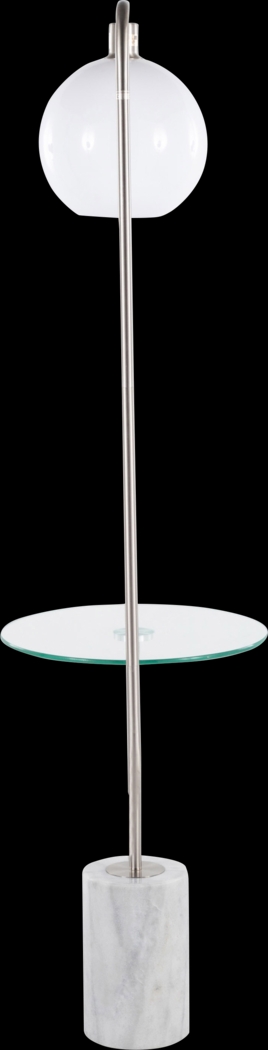 Adleta Nickel Floor Lamp - Thumbnail - Image 5