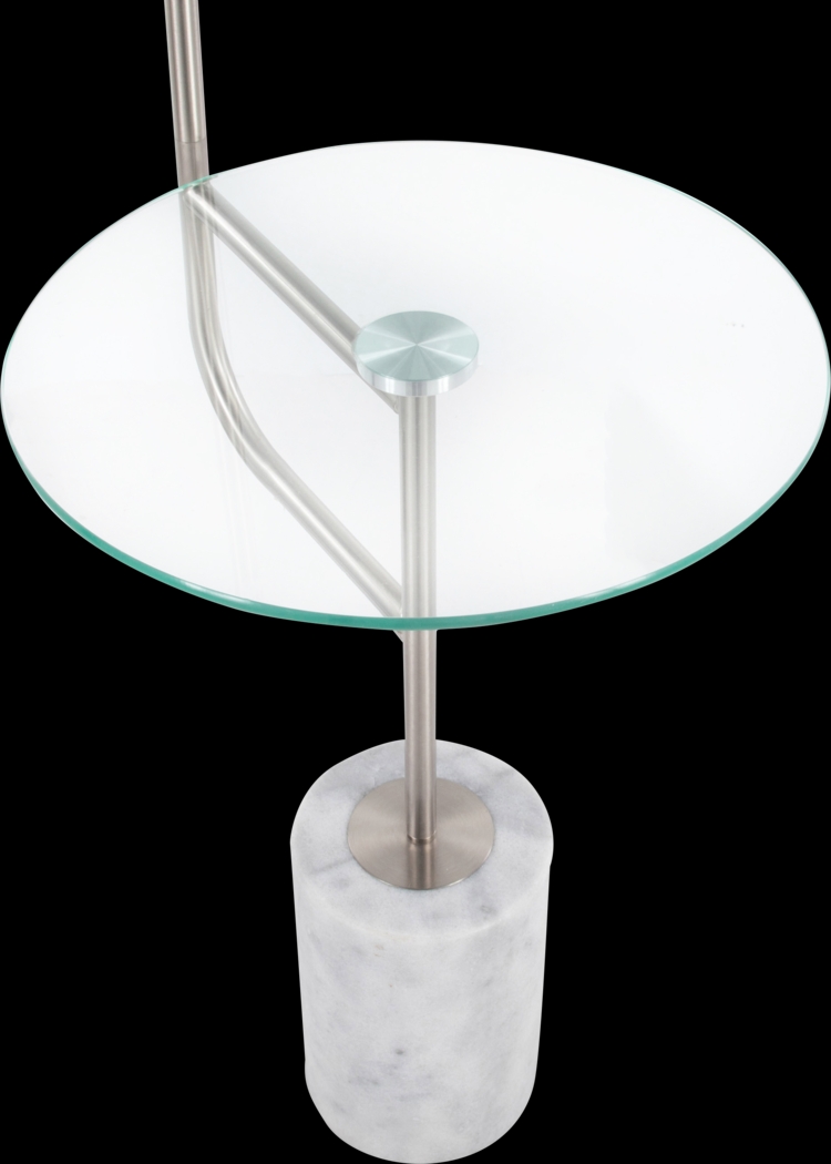 Adleta Nickel Floor Lamp - Thumbnail - Image 8