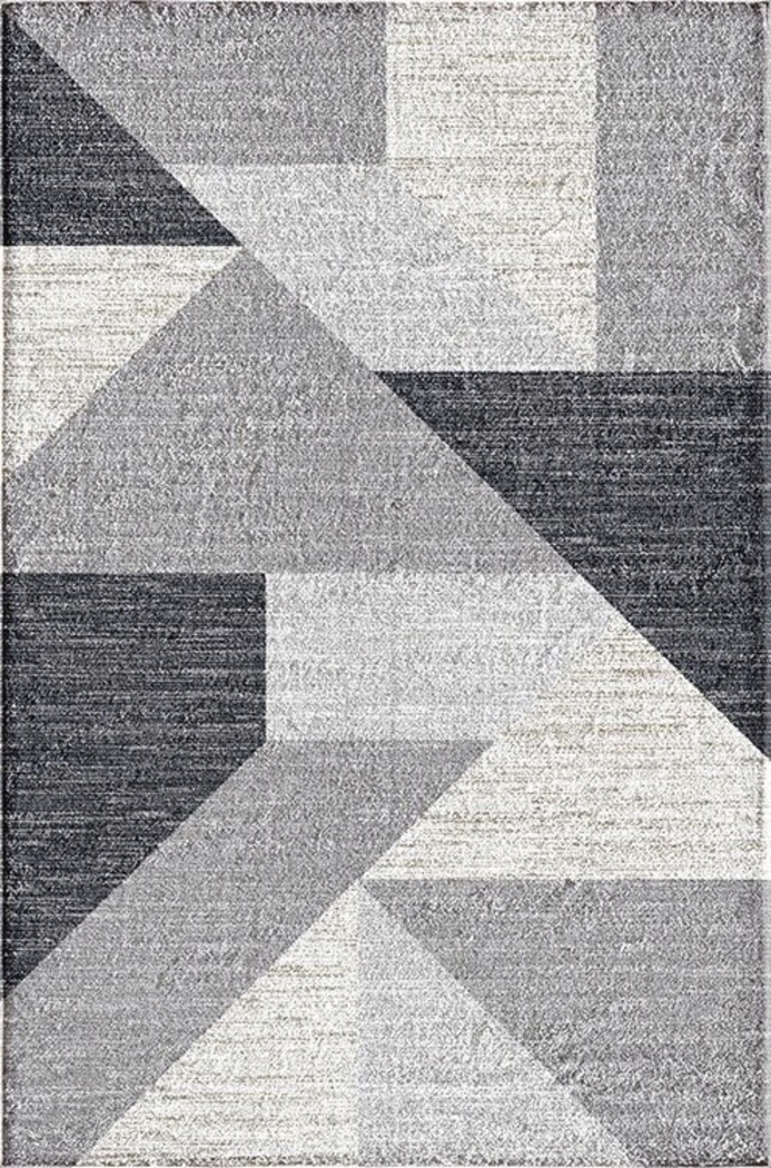 Adley Crossing Gray 6'6 x 9'6 Rug - Thumbnail - Image 1