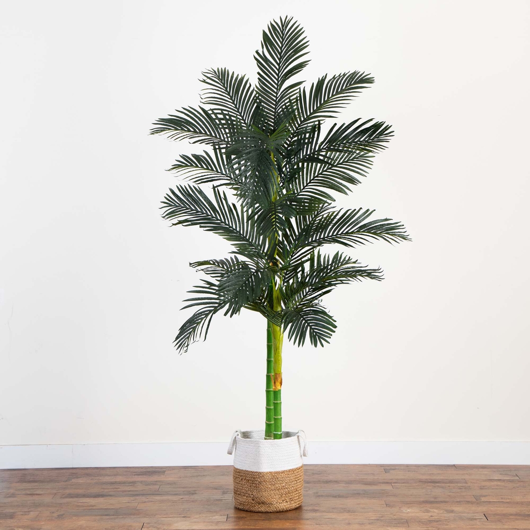 Adlie Green Artificial Palm Tree - Thumbnail - Image 6