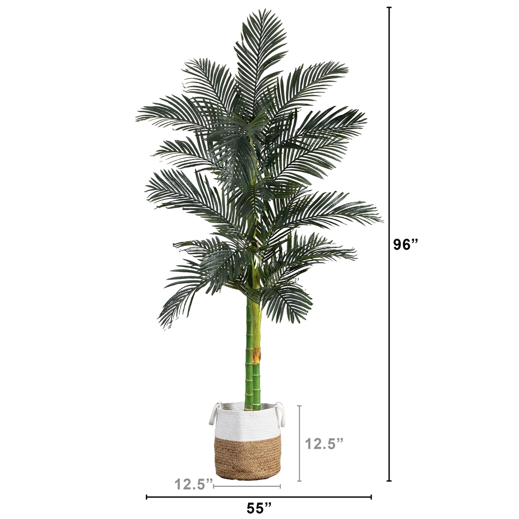 Adlie Green Artificial Palm Tree - Thumbnail - Image 7