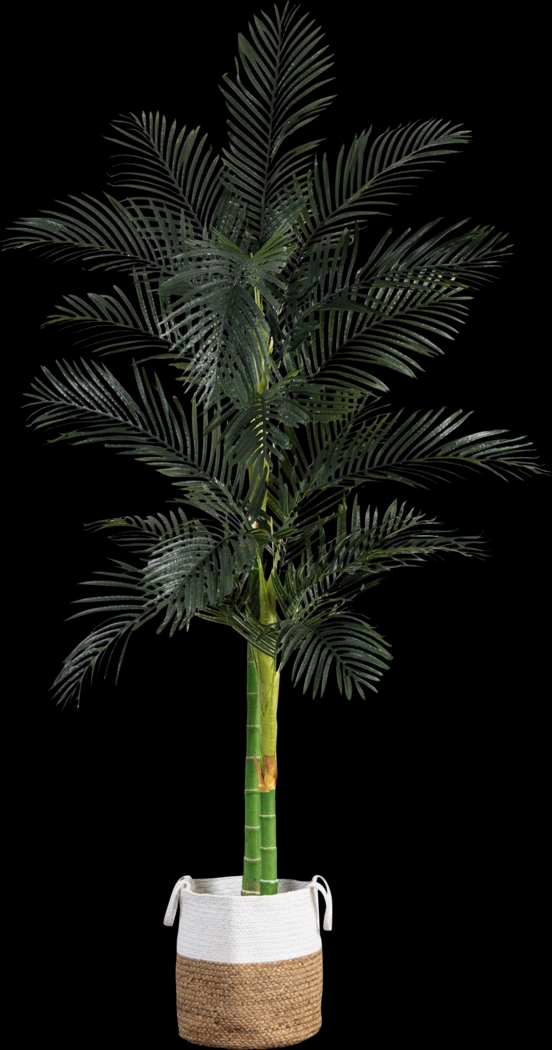Adlie Green Artificial Palm Tree - Thumbnail - Image 1