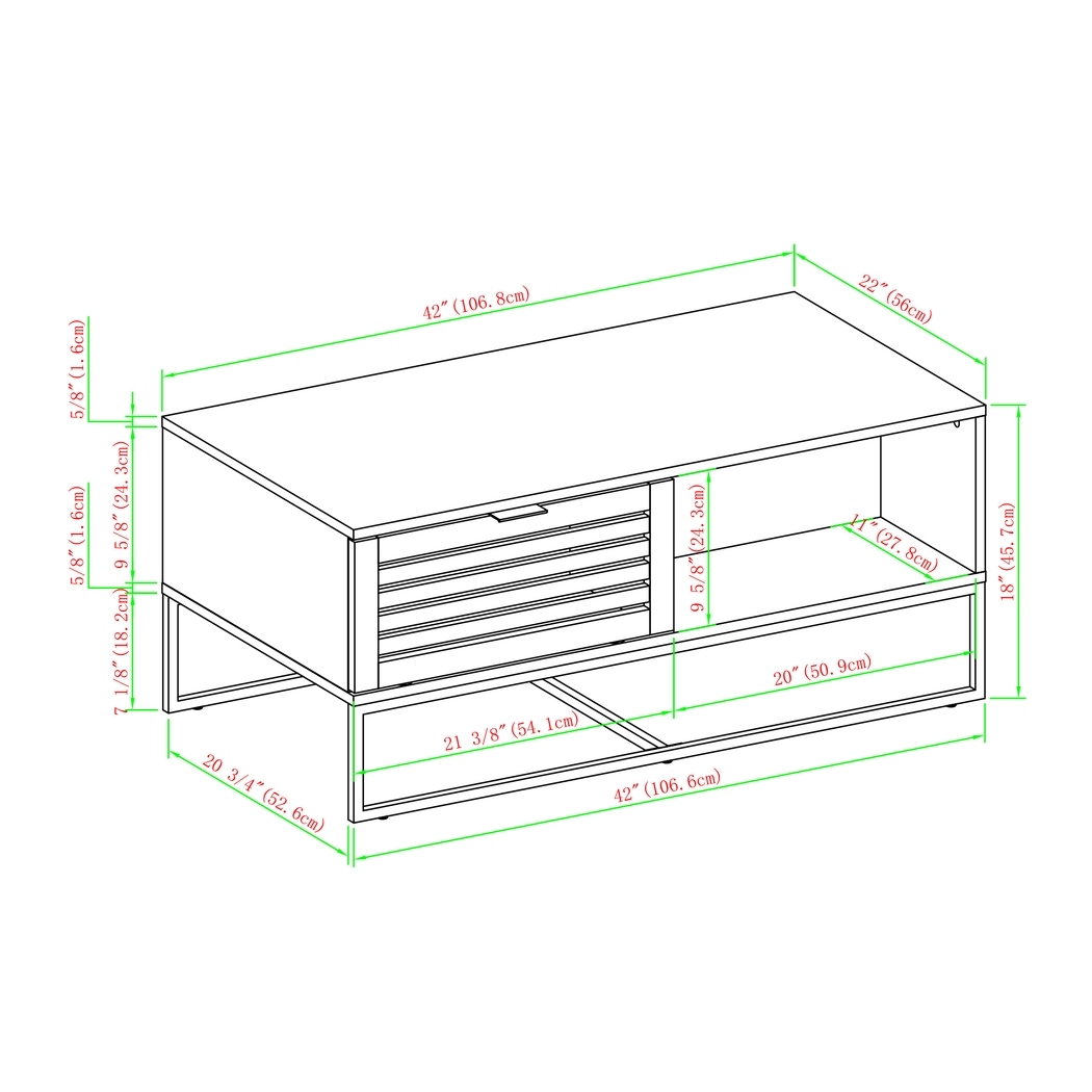 Adlora Oak Cocktail Table - Thumbnail - Image 6