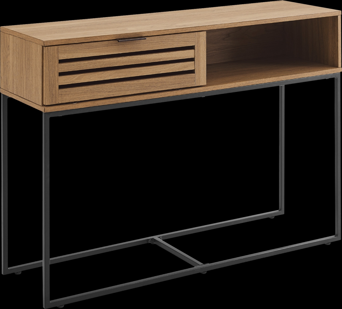 Adlora Oak Console Table - Thumbnail - Image 1