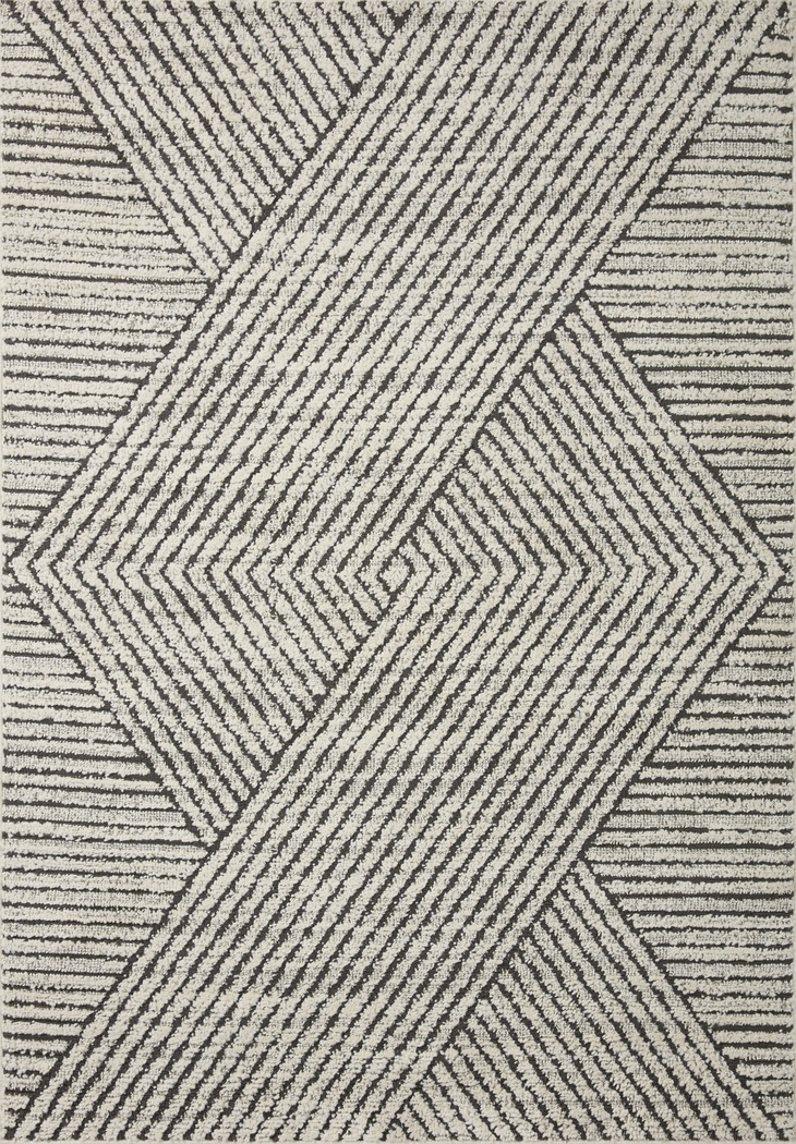 Adlyn Black 7'10 x 10' Rug - Thumbnail - Image 1