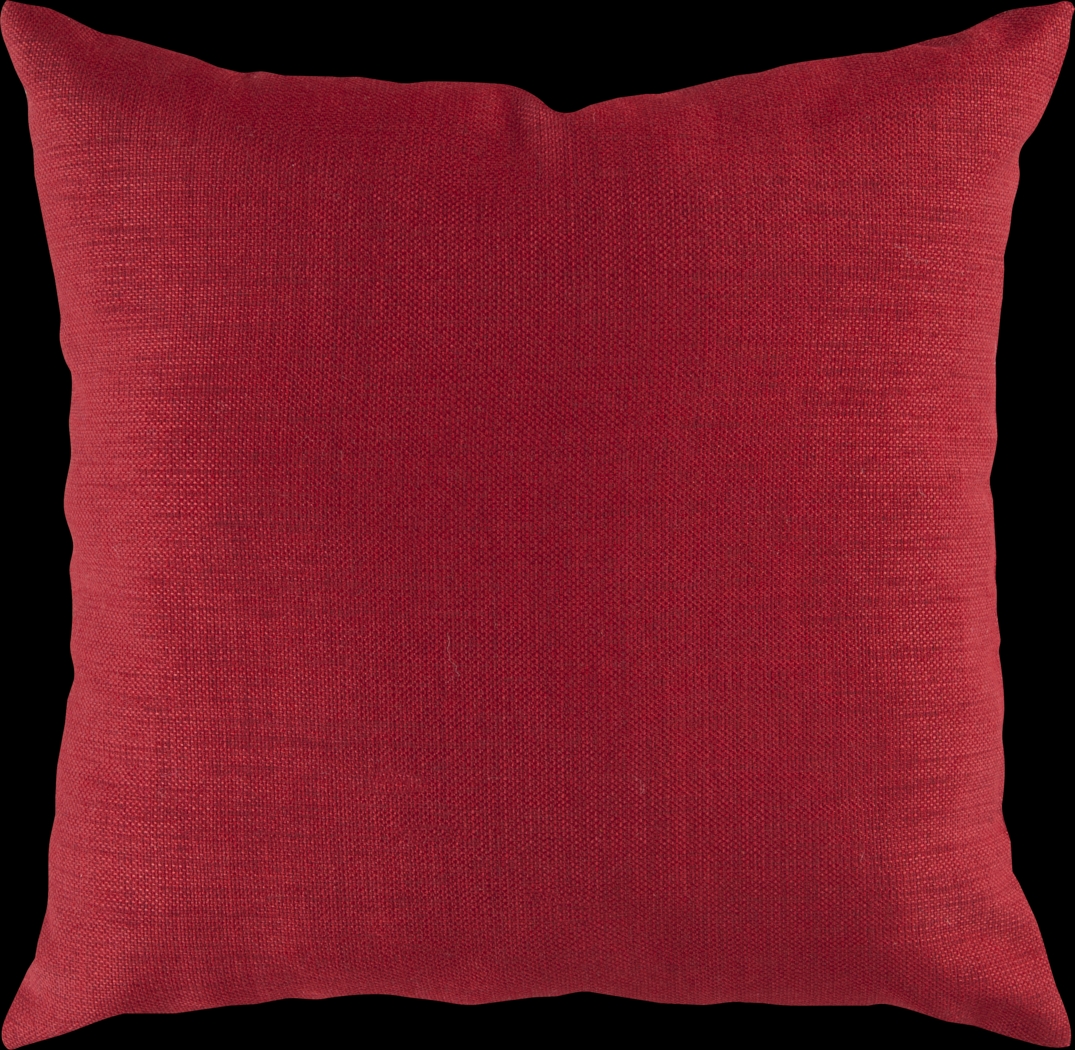 Adney Red Indoor/Outdoor Accent Pillow - Thumbnail - Image 1