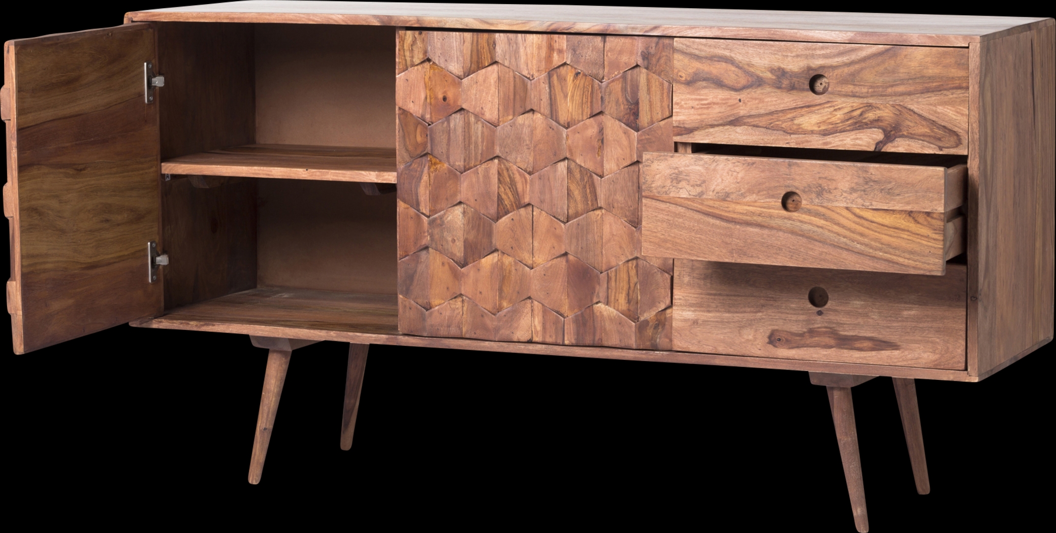 Adolphia Brown Sideboard - Thumbnail - Image 3