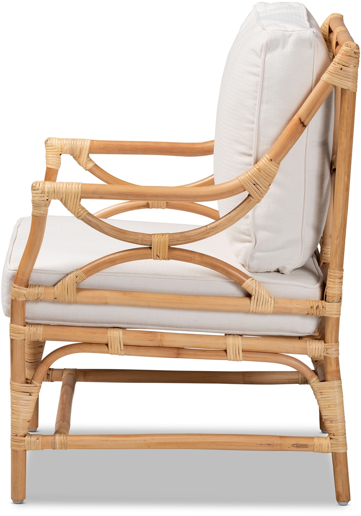 Adonan Natural Arm Chair - Thumbnail - Image 2