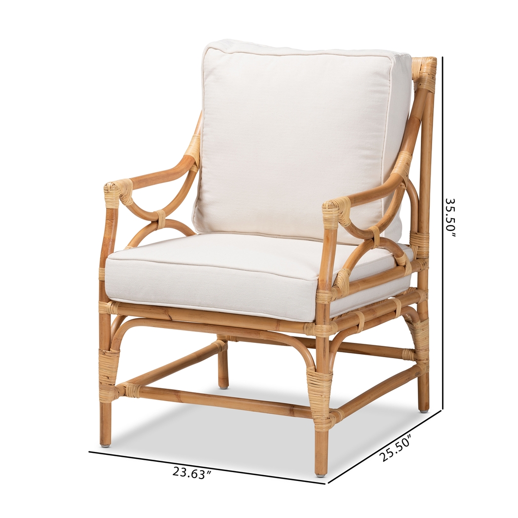 Adonan Natural Arm Chair - Thumbnail - Image 10