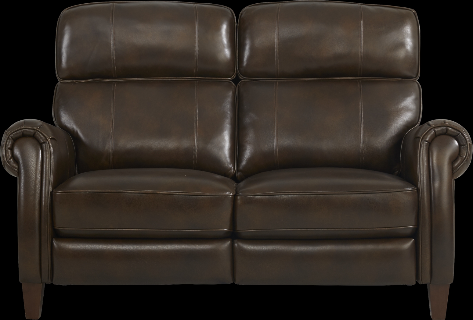 Adorelli Chocolate 3 Pc Leather Dual Power Reclining Living Room - Thumbnail - Image 4