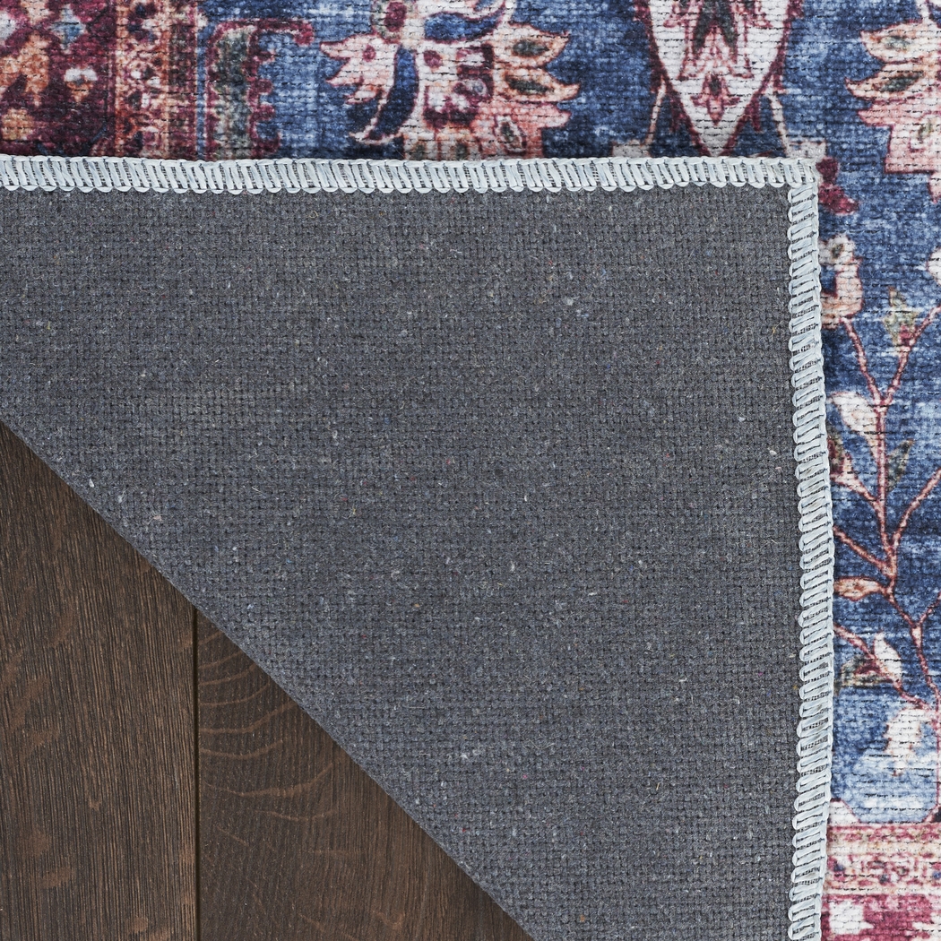 Adosis Blue/Brick 9'2 x 12' Rug - Thumbnail - Image 8