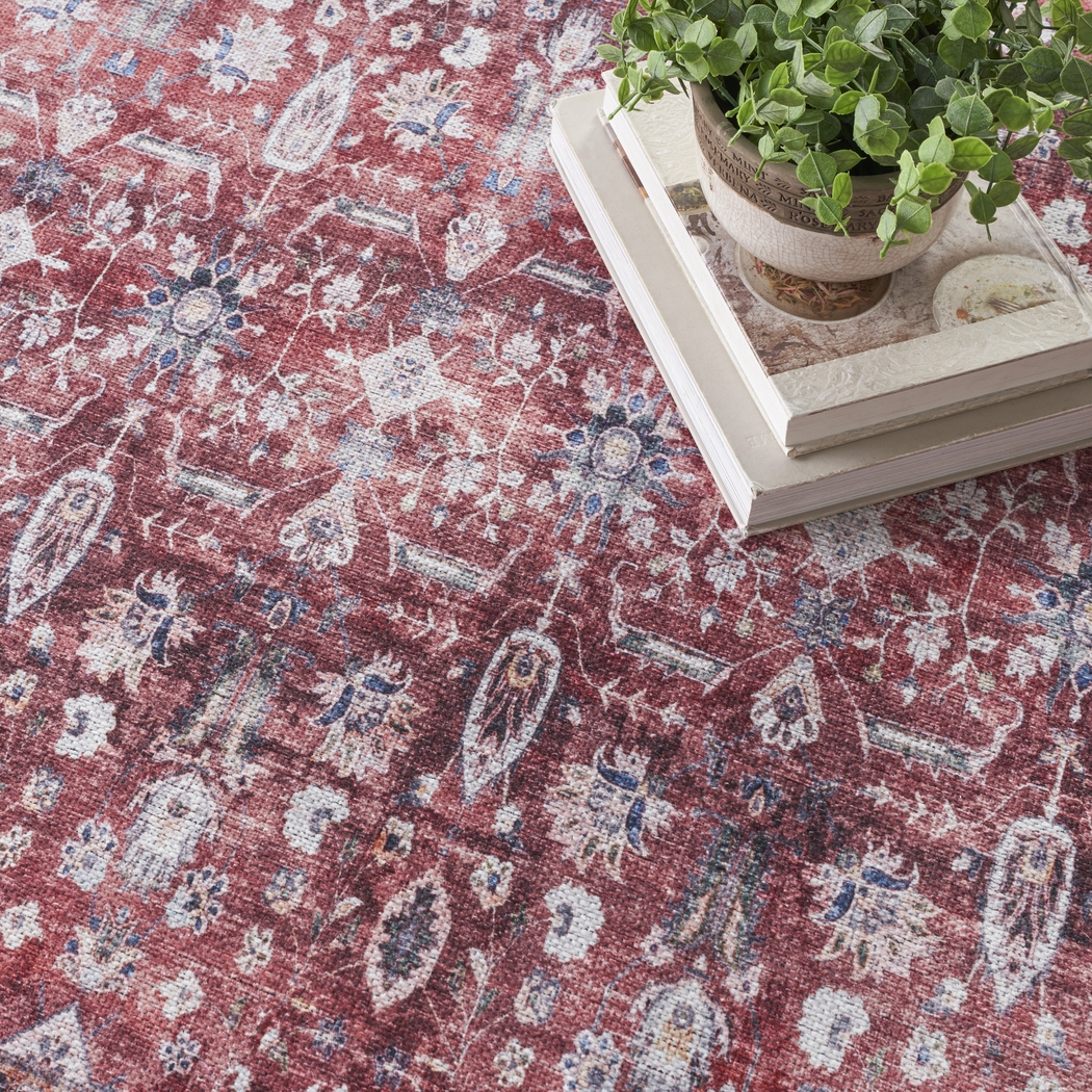 Adosis Ivory/Brick 9'2 x 12' Rug - Thumbnail - Image 4