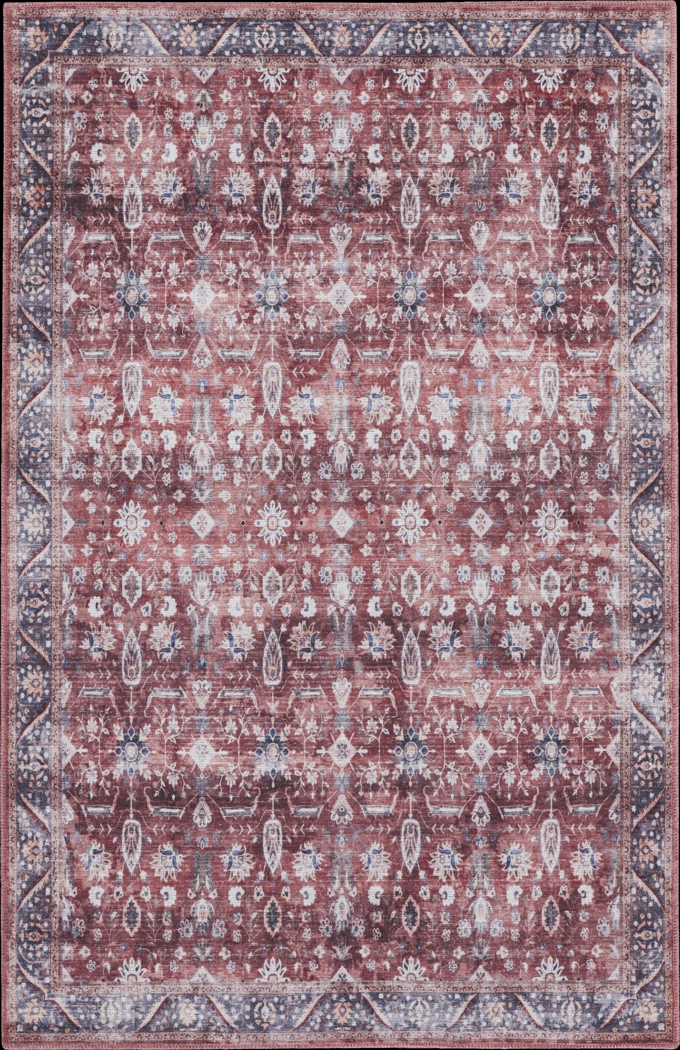 Adosis Ivory/Brick 9'2 x 12' Rug - Thumbnail - Image 1