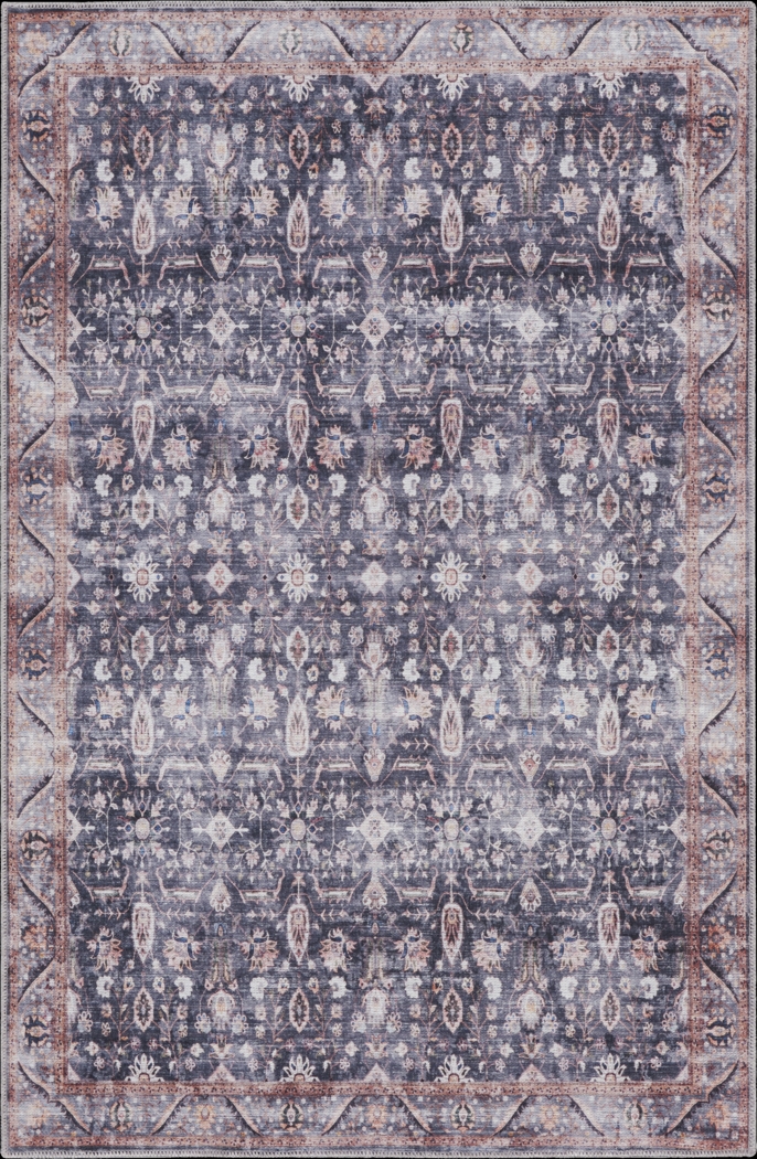 Adosis Ivory/Navy 9'2 x 12' Rug - Thumbnail - Image 1