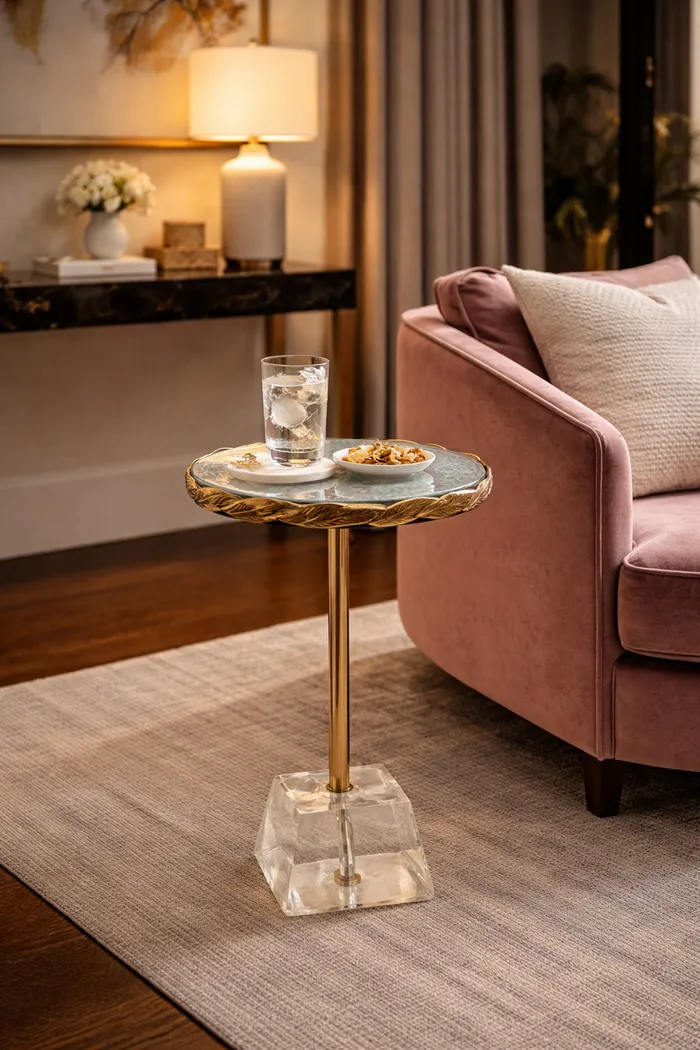Adozi Gold Accent Table - Image 3