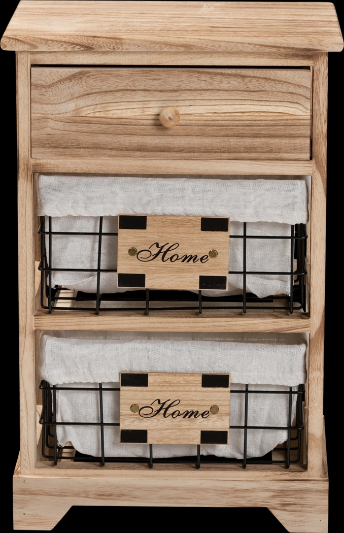 Adrama Brown Small Nightstand - Thumbnail - Image 3