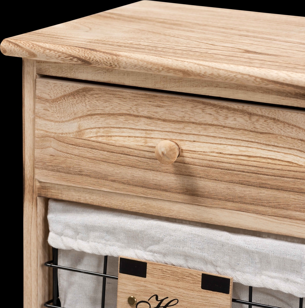 Adrama Brown Small Nightstand - Thumbnail - Image 5