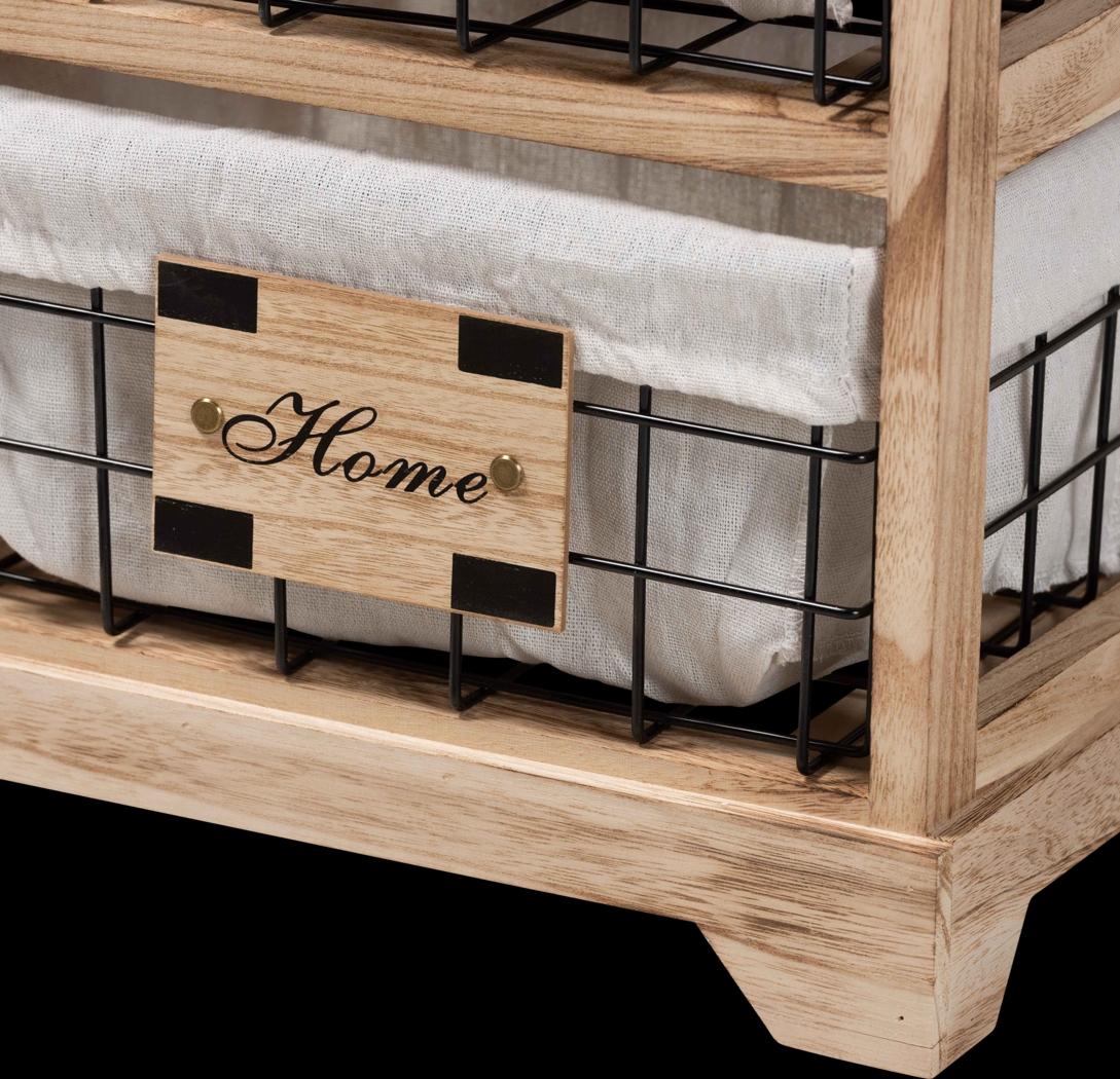 Adrama Brown Small Nightstand - Thumbnail - Image 6