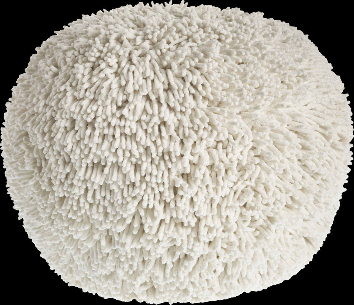 Adrenas II Ivory Pouf - Thumbnail - Image 1