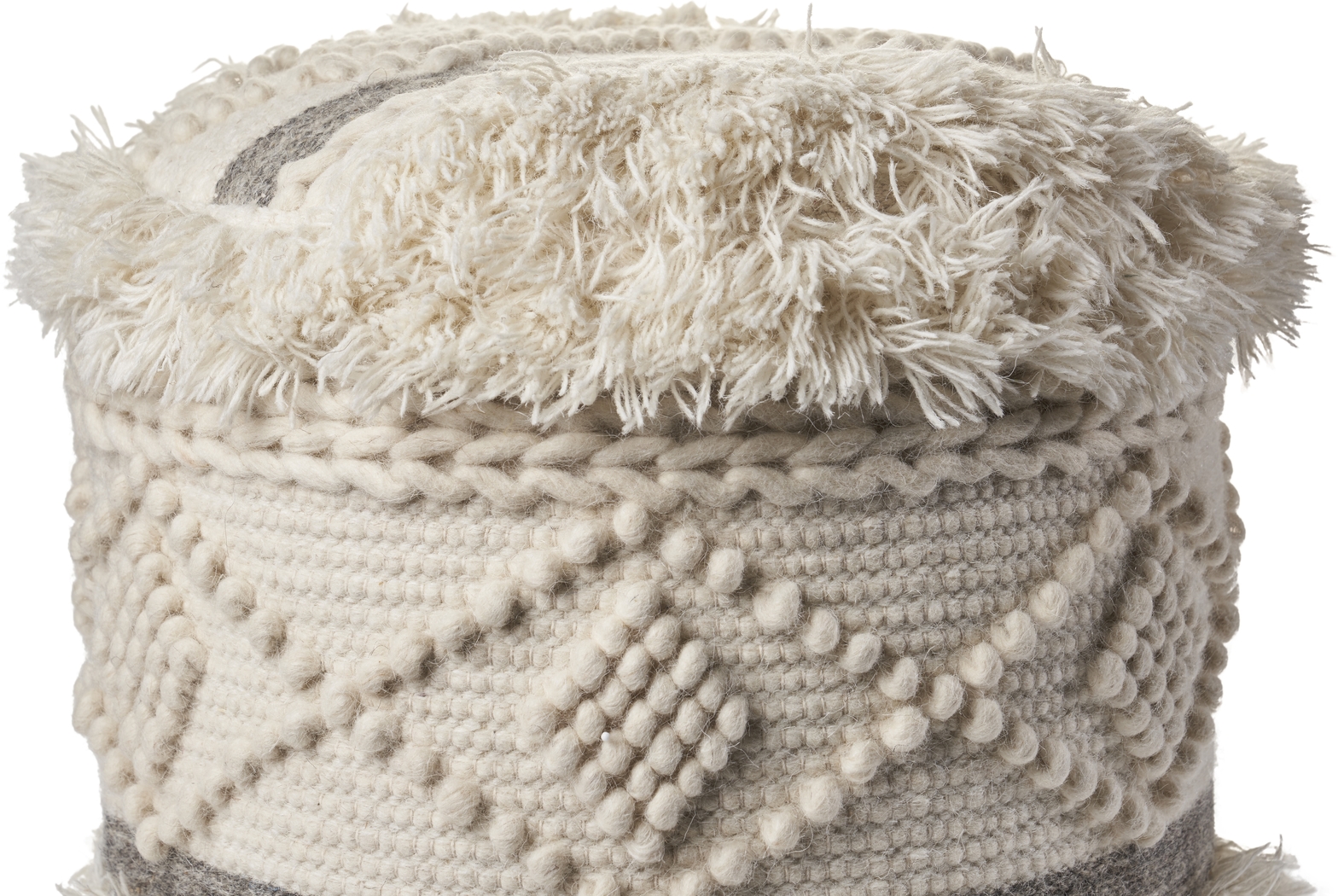 Adrenas III Beige Pouf - Thumbnail - Image 6