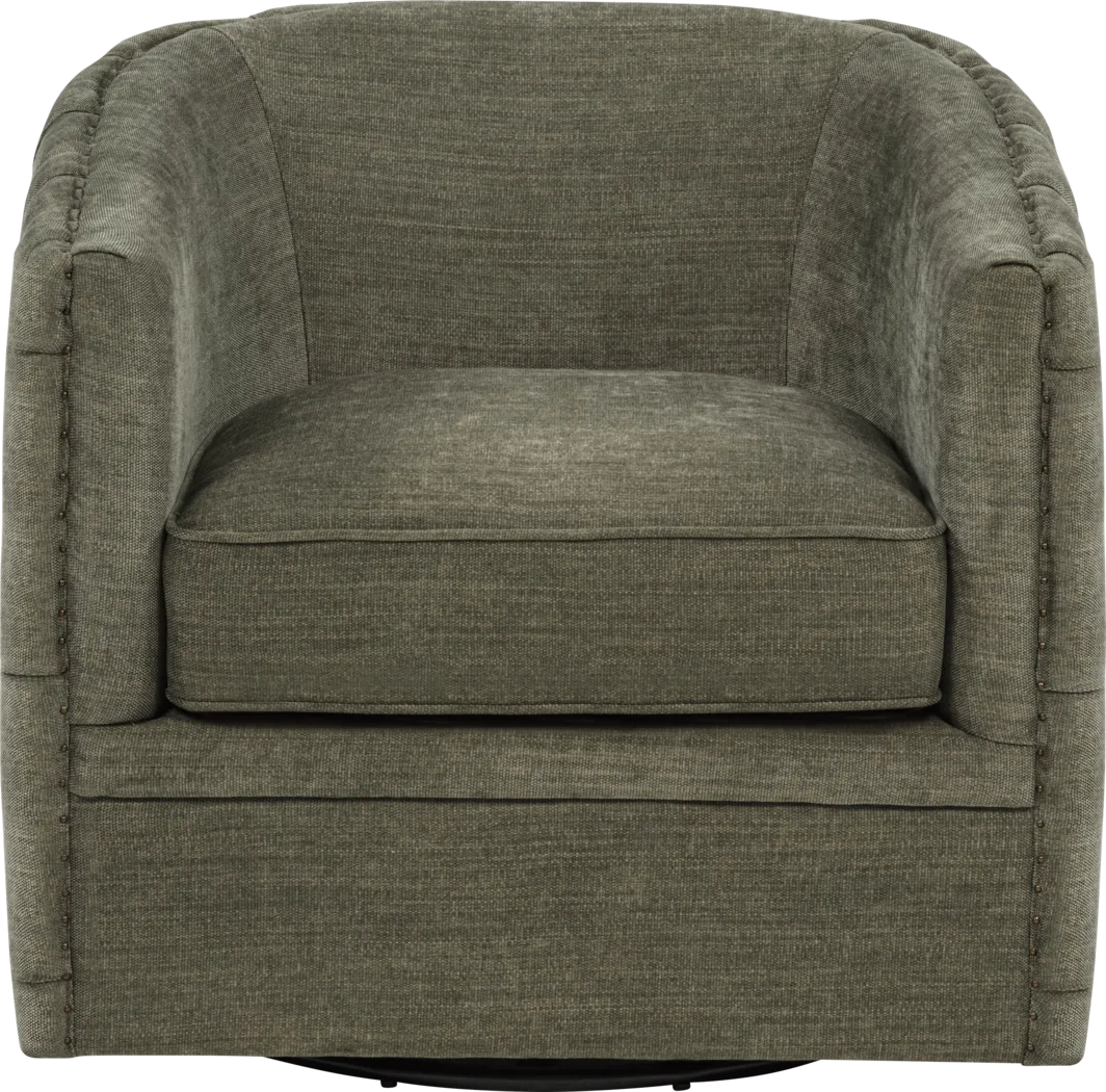 Adriana Green Swivel Chair - Thumbnail - Image 2