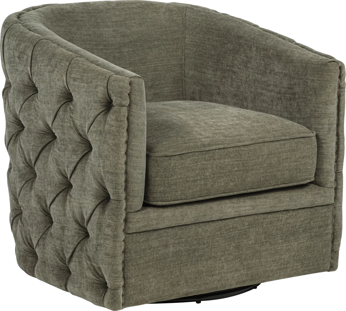 Adriana Green Swivel Chair - Thumbnail - Image 1