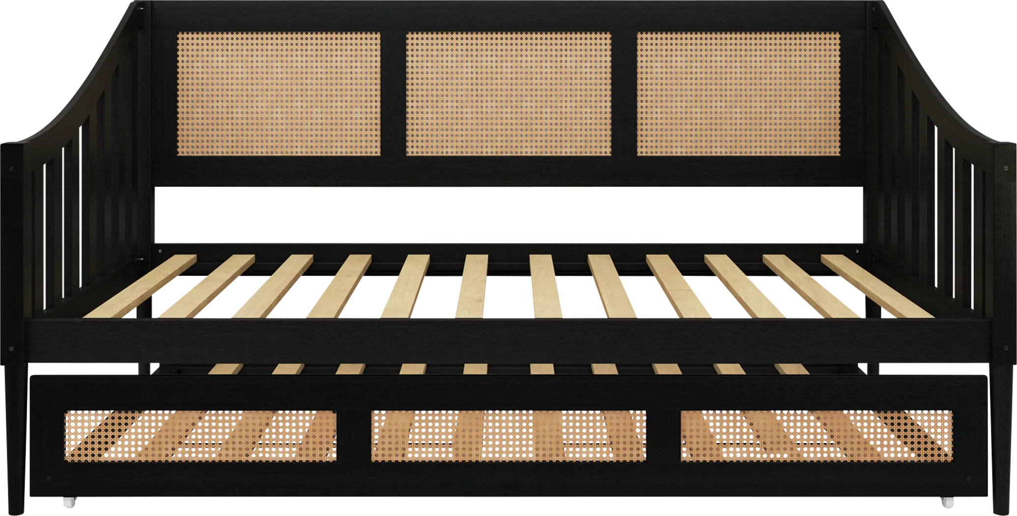 Adrihen Black Twin Daybed with Trundle - Thumbnail - Image 6