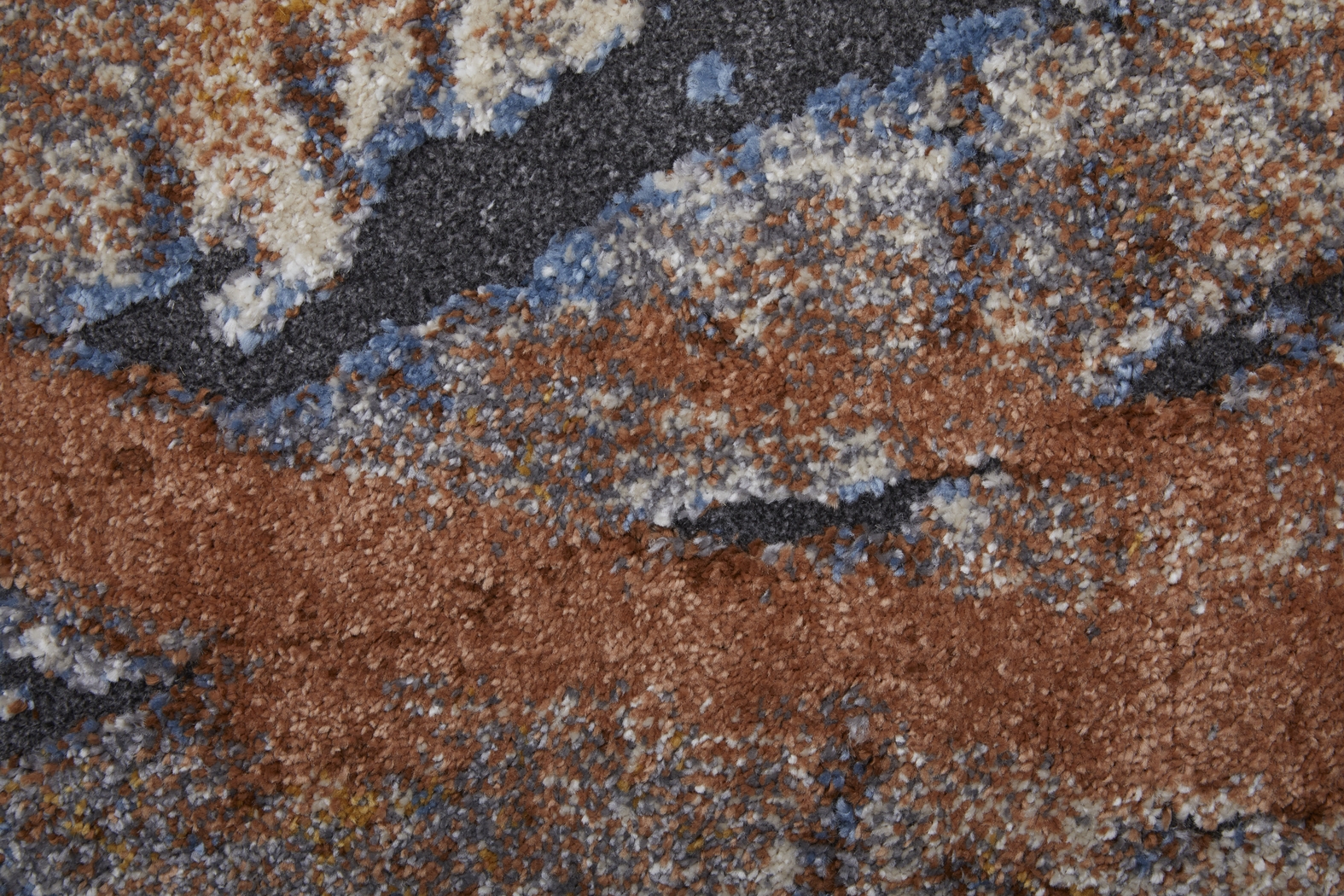 Adrirah Blue/Orange 2'6 x 8' Runner Rug - Thumbnail - Image 6