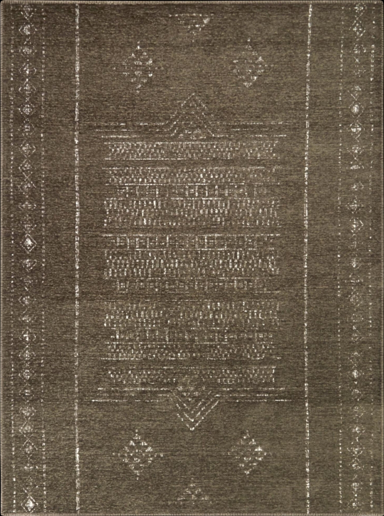 Adrol Brown 7'10 x 10' Area Rug - Thumbnail - Image 1