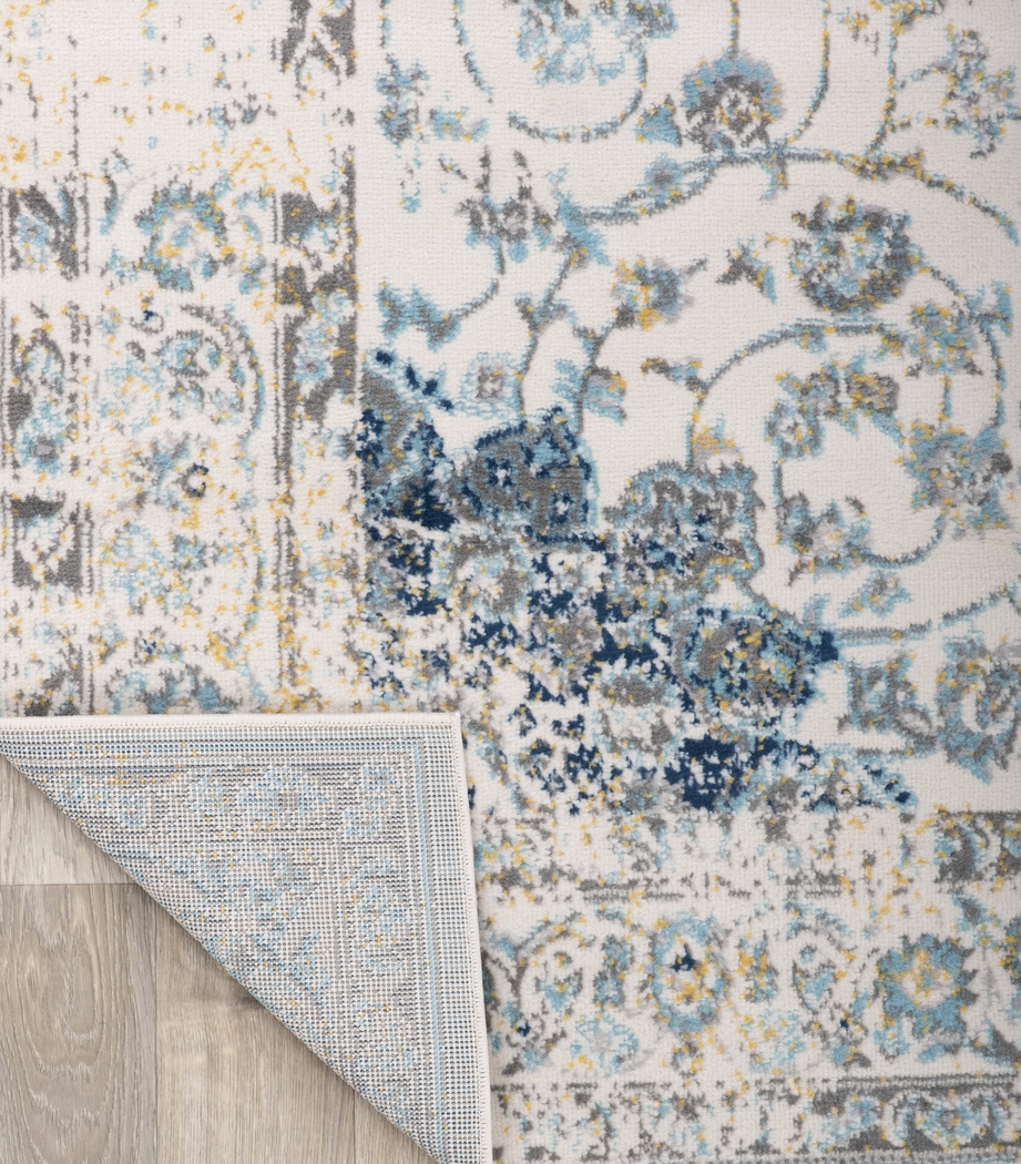 Advay Blue 5' x 7' Rug - Thumbnail - Image 2