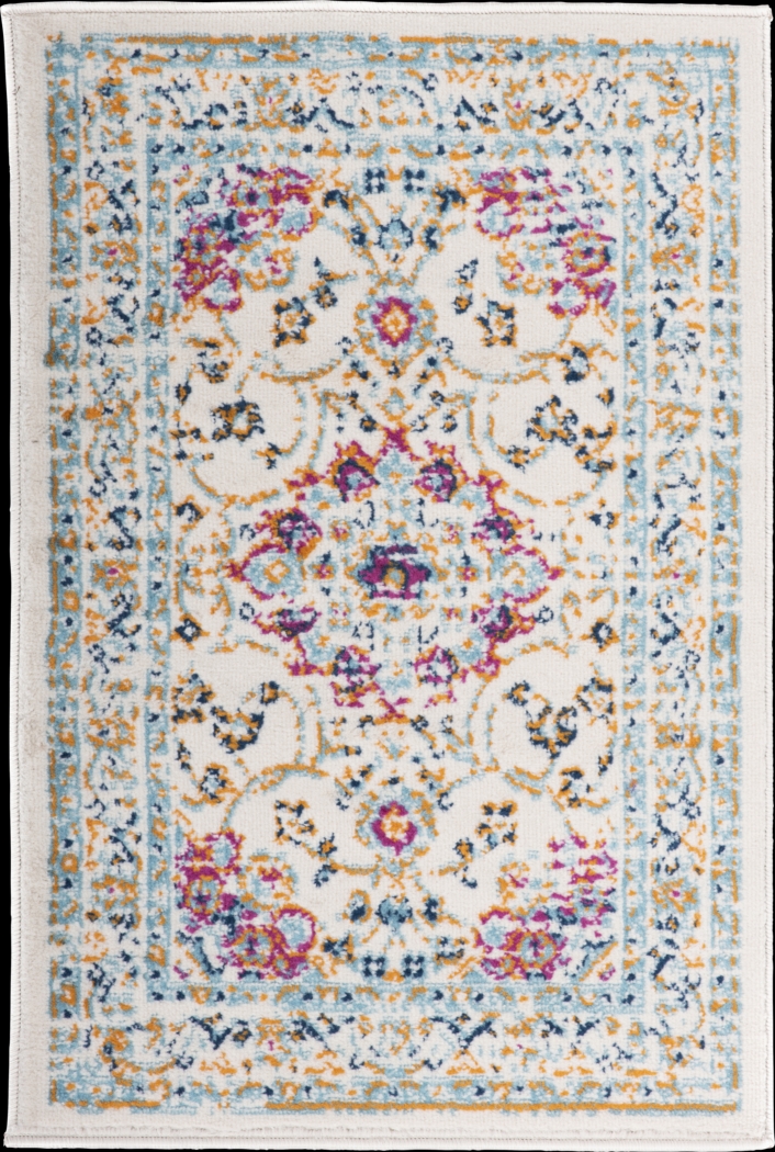 Advay Pink 2' x 3' Rug - Thumbnail - Image 1