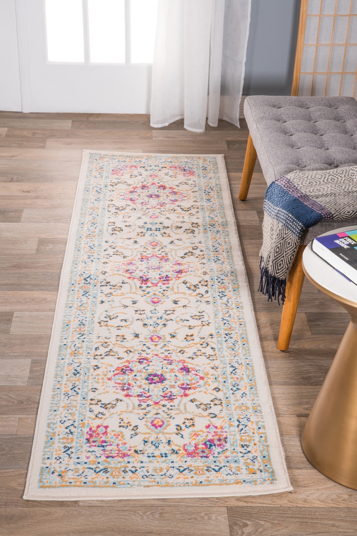 Advay Pink 2' x 7' Runner Rug - Thumbnail - Image 4