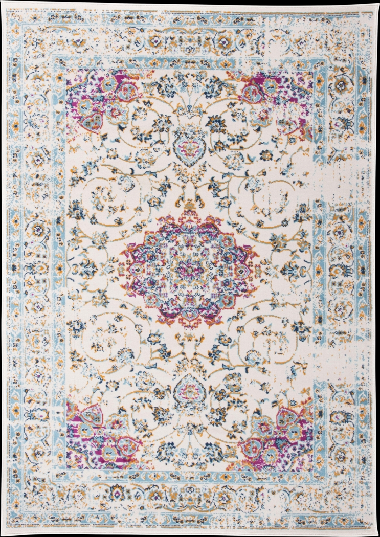 Advay Pink 8' x 10' Rug - Thumbnail - Image 1