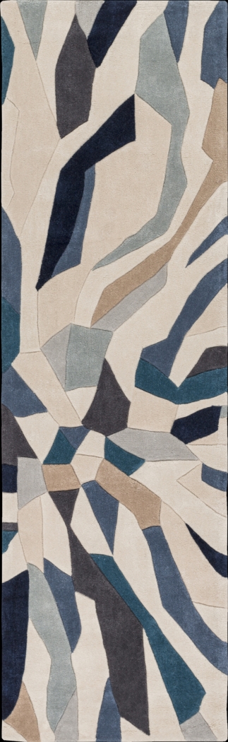 Adwin Blue 2'6 x 8' Runner Rug - Thumbnail - Image 1