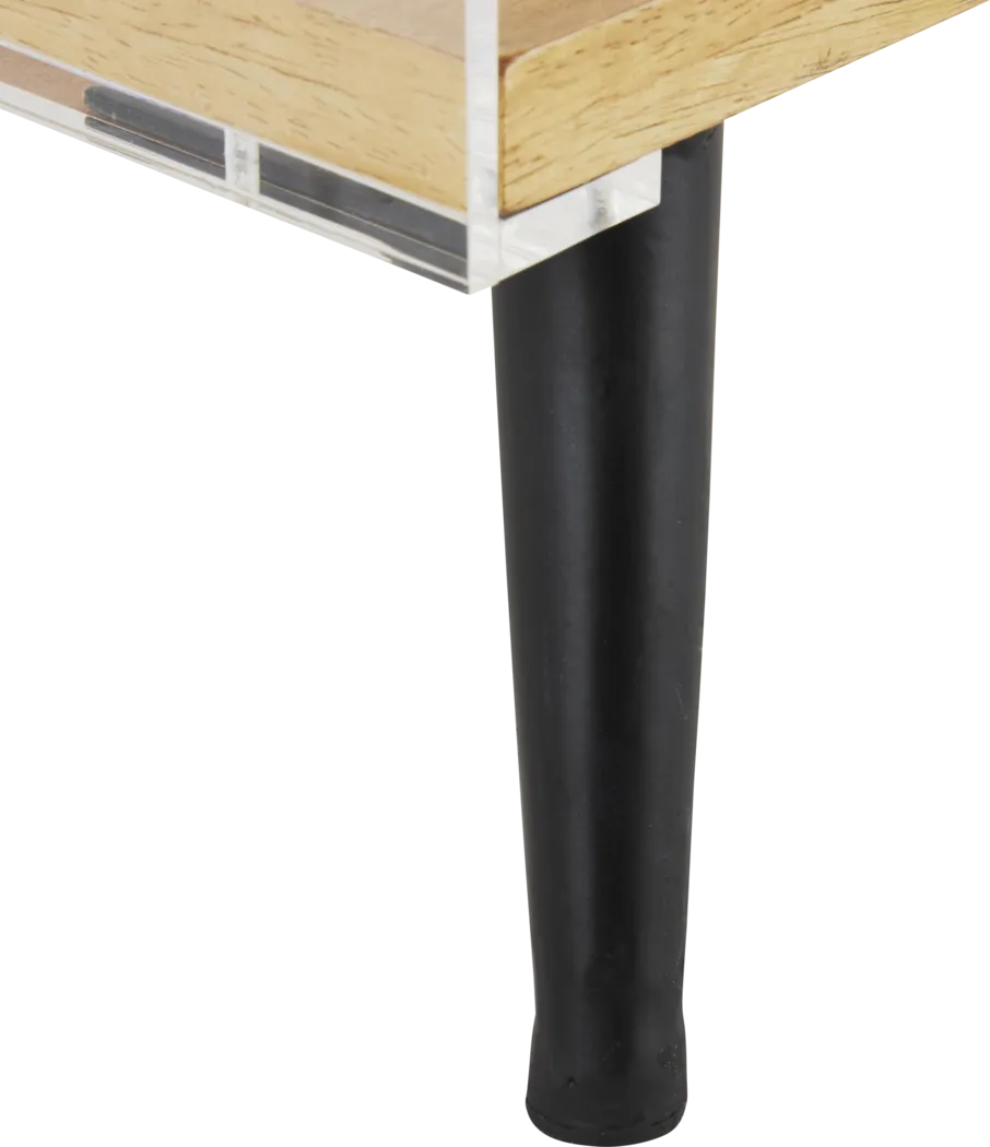 Aedard Clear Side Table - Image 3