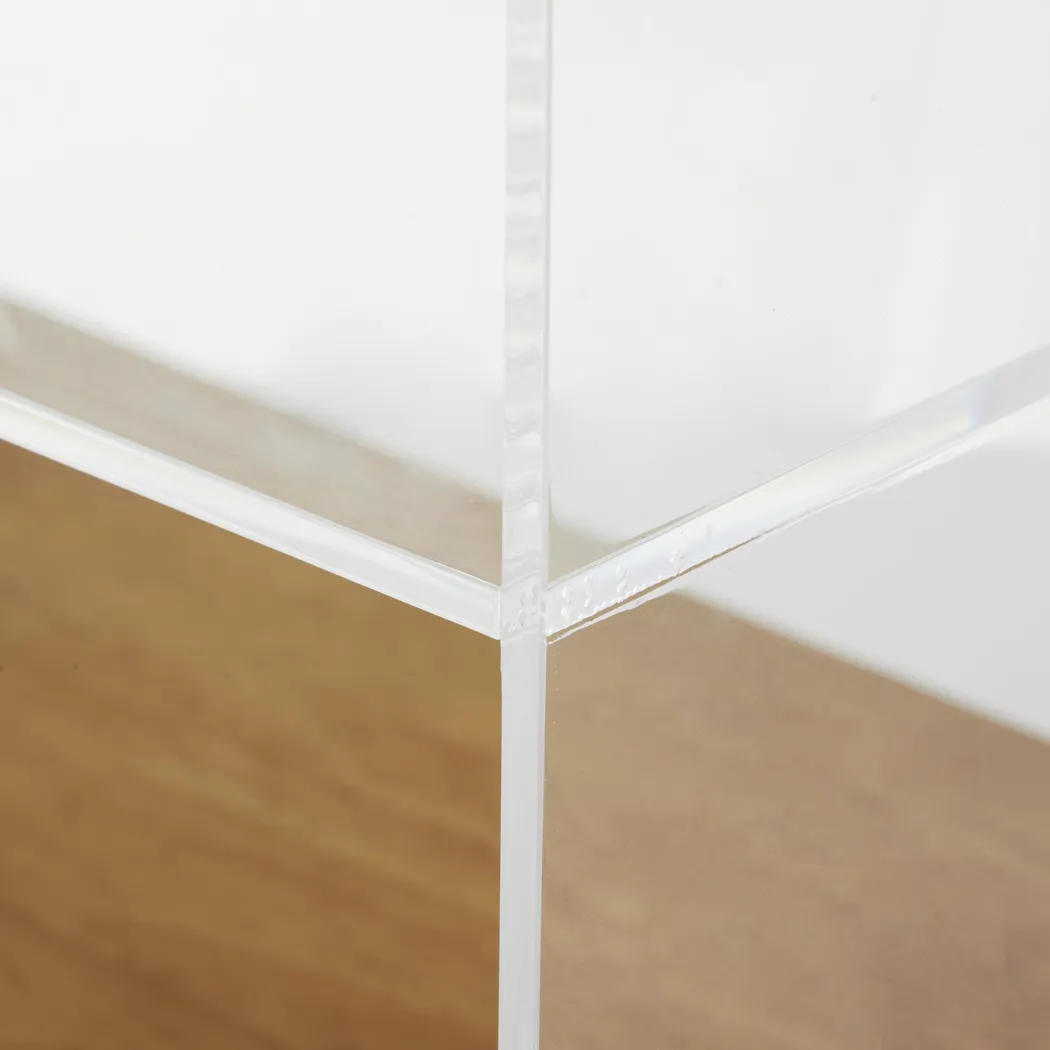 Aedard Clear Side Table - Image 4